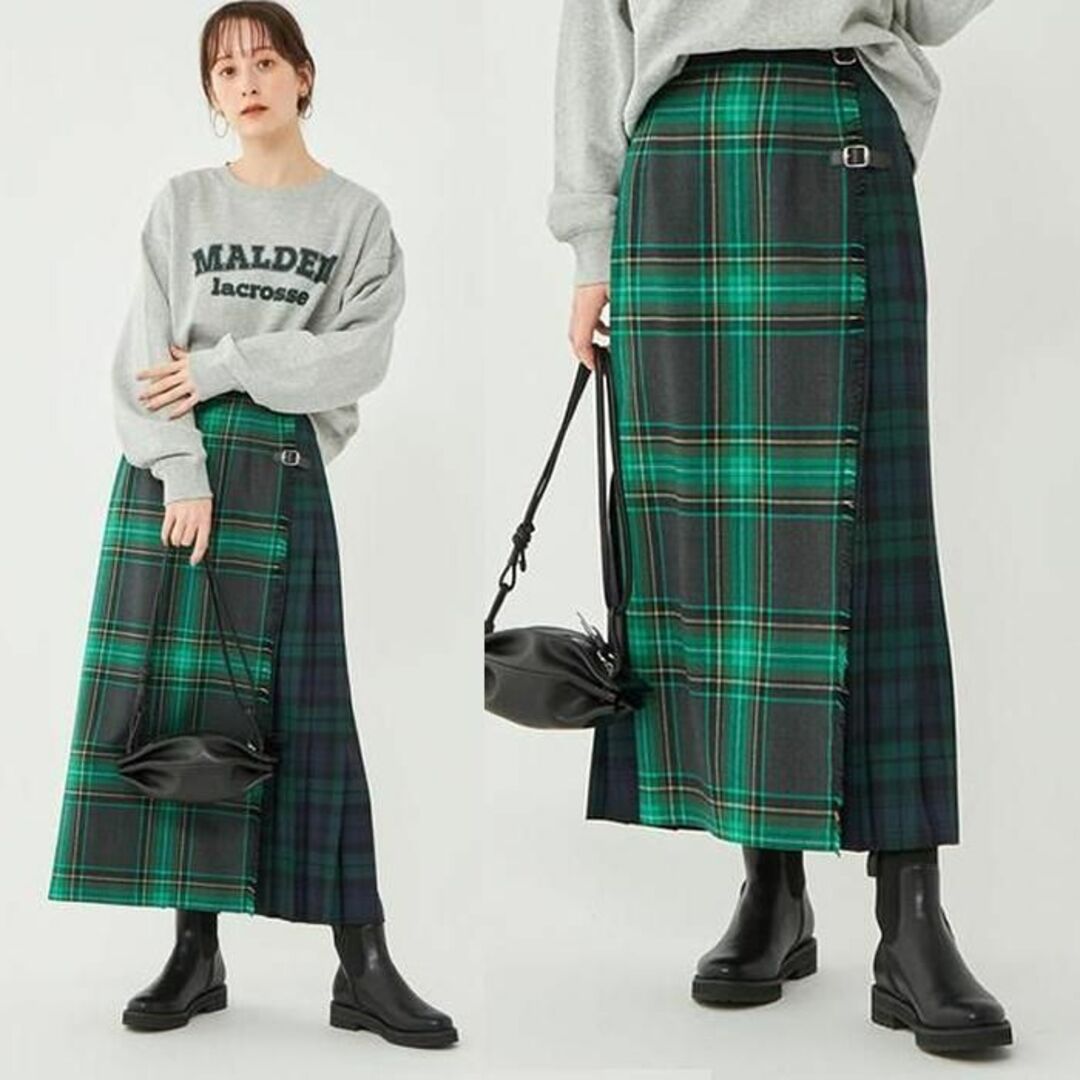 新品 【別注】<O´NEIL OF DUBLIN>パネル キルトスカート 新品 【別注】<O´NEIL OF DUBLIN>パネル キルトスカート