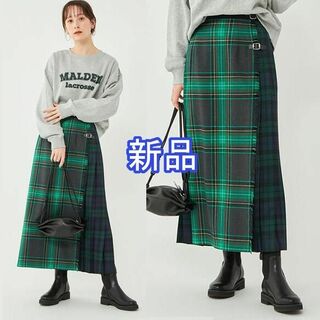 オニールオブダブリン(O'NEIL of DUBLIN)の新品 【別注】＜O'NEIL OF DUBLIN＞パネル キルトスカート(ロングスカート)