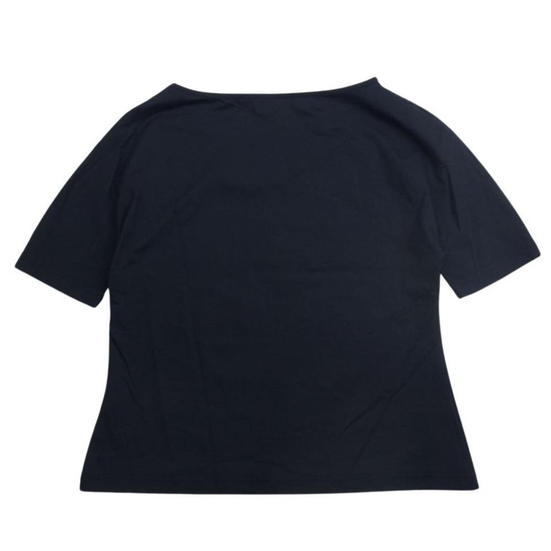 celine(セリーヌ)のCELINE セリーヌ カットソー Vネック 半袖 カットソー Tシャツ ダークネイビー系 46【中古】 レディースのトップス(シャツ/ブラウス(半袖/袖なし))の商品写真