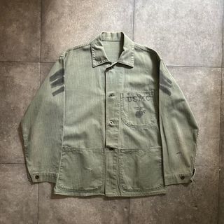 40s USMC P-41 HBT JKT ヘリンボーンツイルジャケット