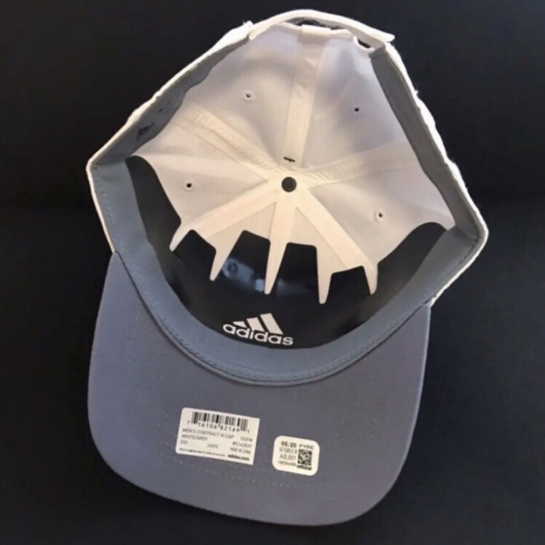 adidas(アディダス)のレア【新品】アディダスキャップ 白 USA drying technology メンズの帽子(キャップ)の商品写真