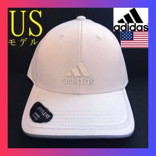 アディダス(adidas)のレア【新品】アディダスキャップ 白 USA drying technology(キャップ)