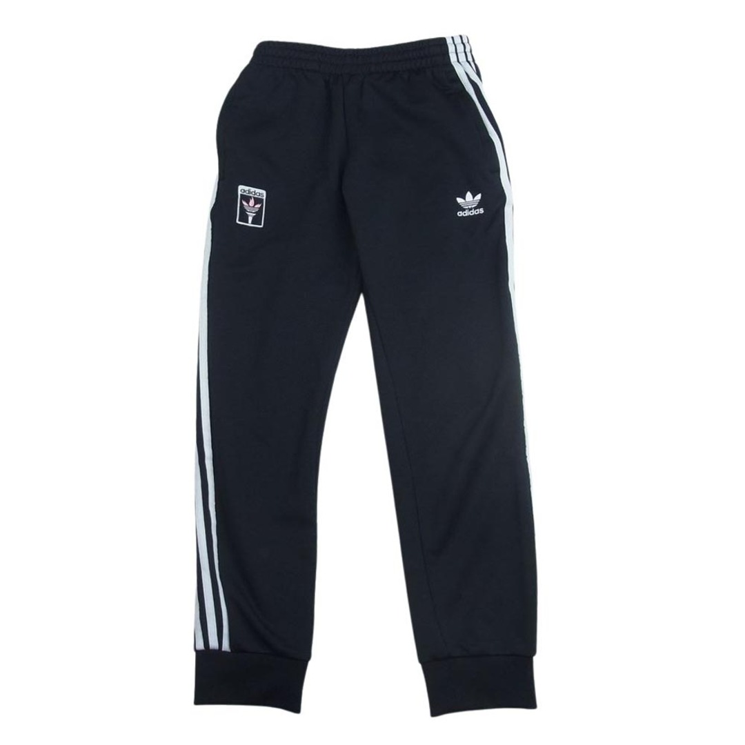 adidas(アディダス)のadidas アディダス GK5902 TRACK PANTS ロゴワッペン トラック パンツ ジャージ ブラック系 M【中古】 レディースのパンツ(カジュアルパンツ)の商品写真