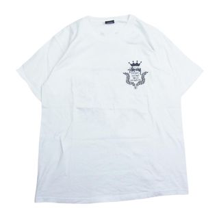 ステューシー(STUSSY)のSTUSSY ステューシー ロゴ プリント 半袖 Tシャツ ホワイト系 M【中古】(シャツ)