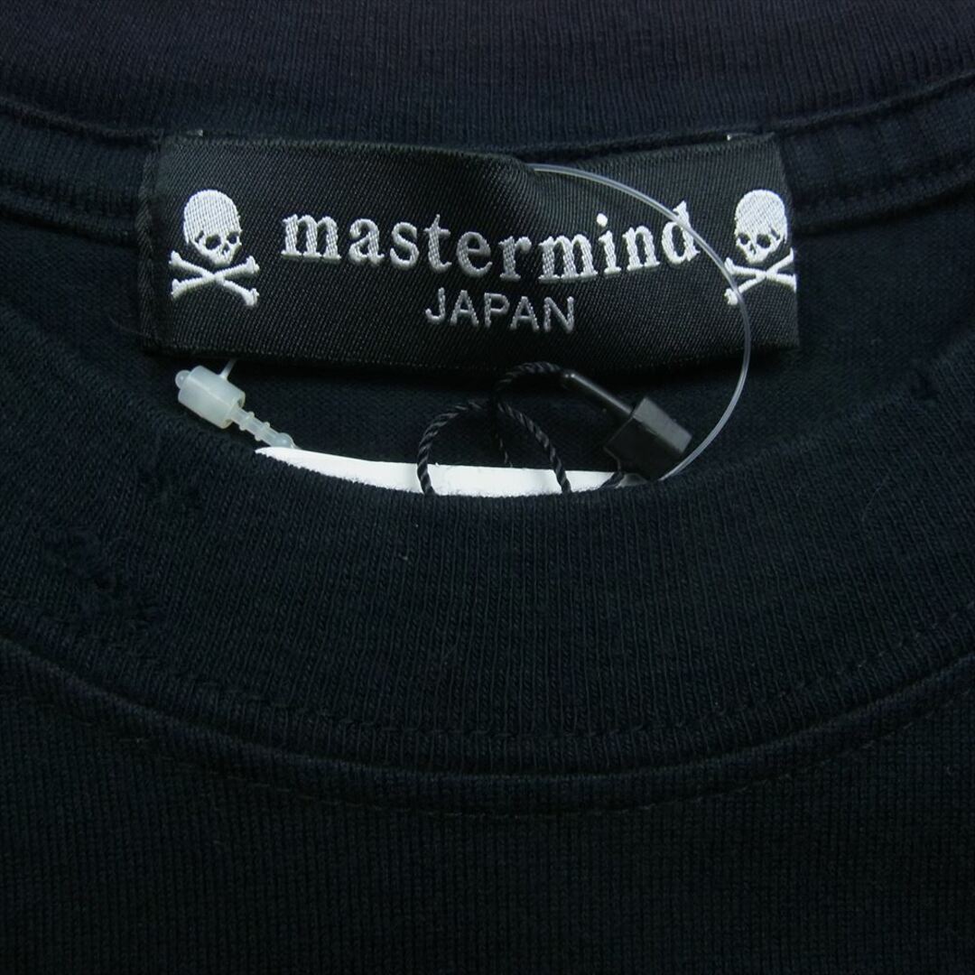 mastermind JAPAN(マスターマインドジャパン)のmastermind JAPAN マスターマインドジャパン 17SPMM-TS23-D × SENSE センス ダメージ加工 スカル ロゴ プリント 半袖 Tシャツ ブラック系 S【新古品】【未使用】【中古】 メンズのトップス(シャツ)の商品写真