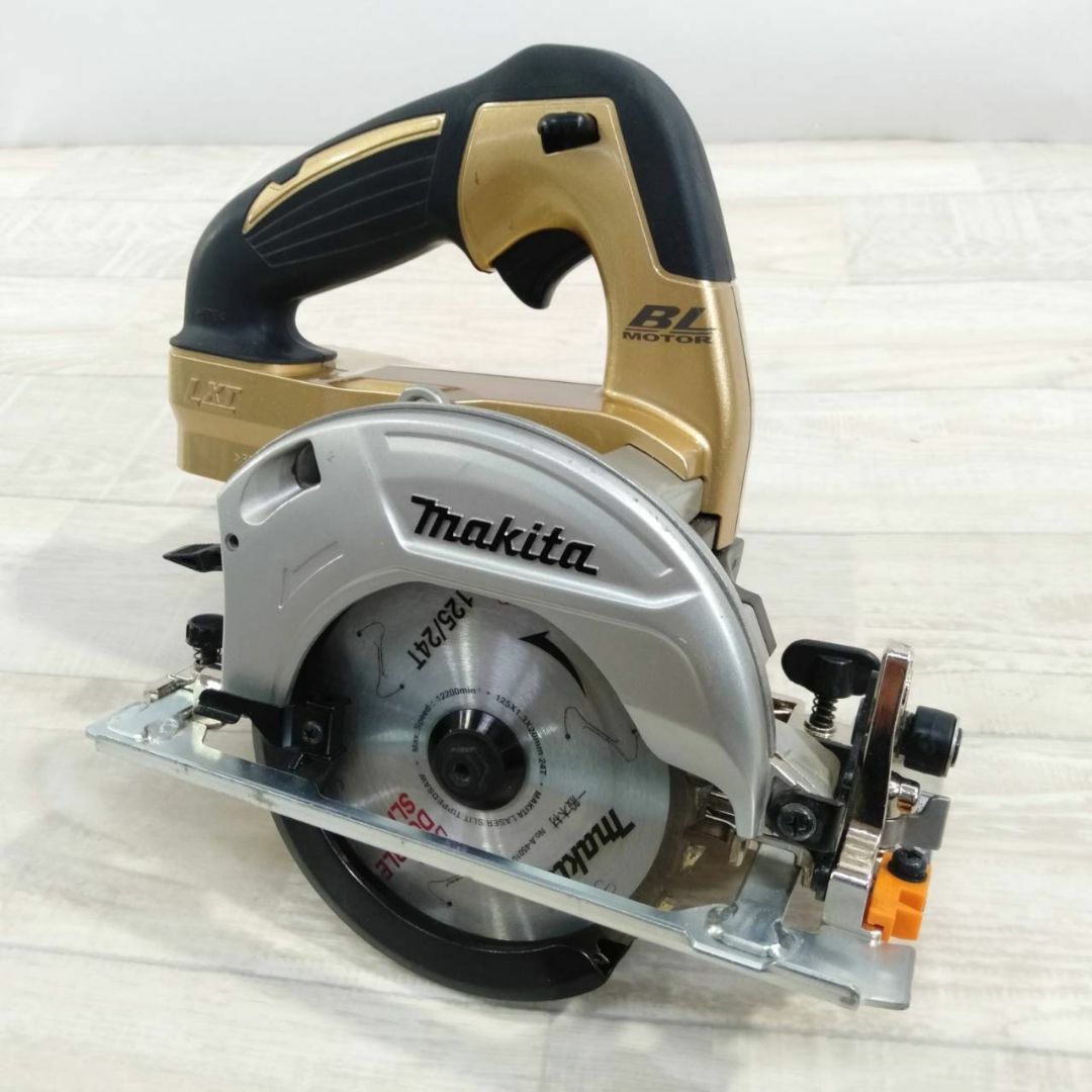 Makita(マキタ)の【美品】マキタ 充電式マルノコ 18V 125mm ゴールド HS471DSP1 インテリア/住まい/日用品のインテリア/住まい/日用品 その他(その他)の商品写真