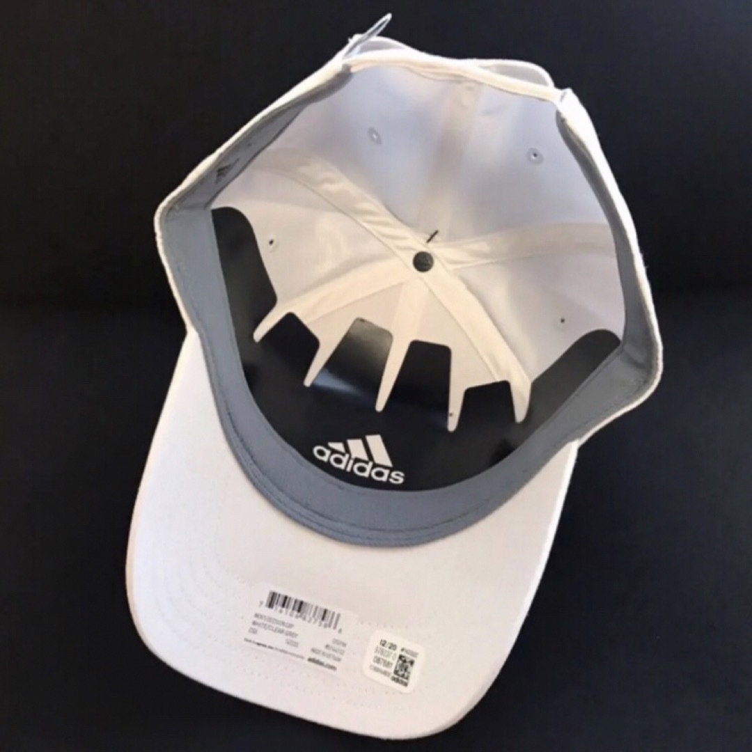 adidas(アディダス)のレア【新品】USA drying technology アディダス キャップ 白 メンズの帽子(キャップ)の商品写真