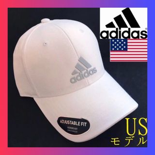 アディダス(adidas)のレア【新品】USA drying technology アディダス キャップ 白(キャップ)