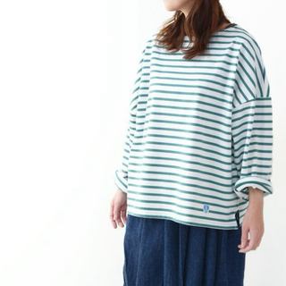 ORCIVAL - ORCIVAL JERSEY BOAT NECK L/S WIDE TEE