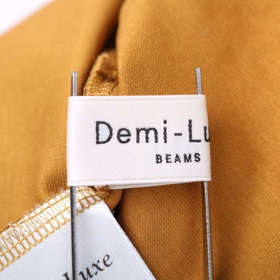 BEAMS(ビームス)のビームス カットソー 長袖シャツ トップス Demi-Luxe レディース ﾌﾘｰサイズ イエロー BEAMS レディースのトップス(カットソー(長袖/七分))の商品写真