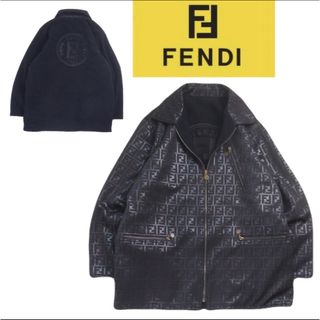 フェンディ(FENDI)のFENDI フェンディ 90sリバーシブルジャケット　ズッカ柄　コート(ブルゾン)