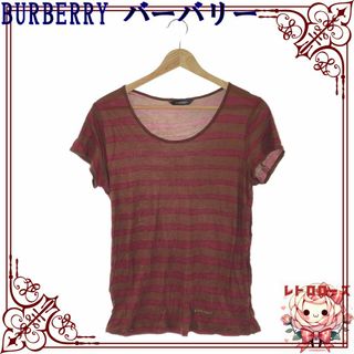 BURBERRY - BURBERRY バーバリー トップス Tシャツ 半袖 レディース ブラウン