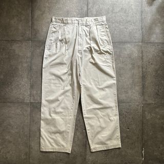 ジェイクルー(J.Crew)の90s jcrew ジェイクルー ツータック チノパン ホワイト 32w(チノパン)