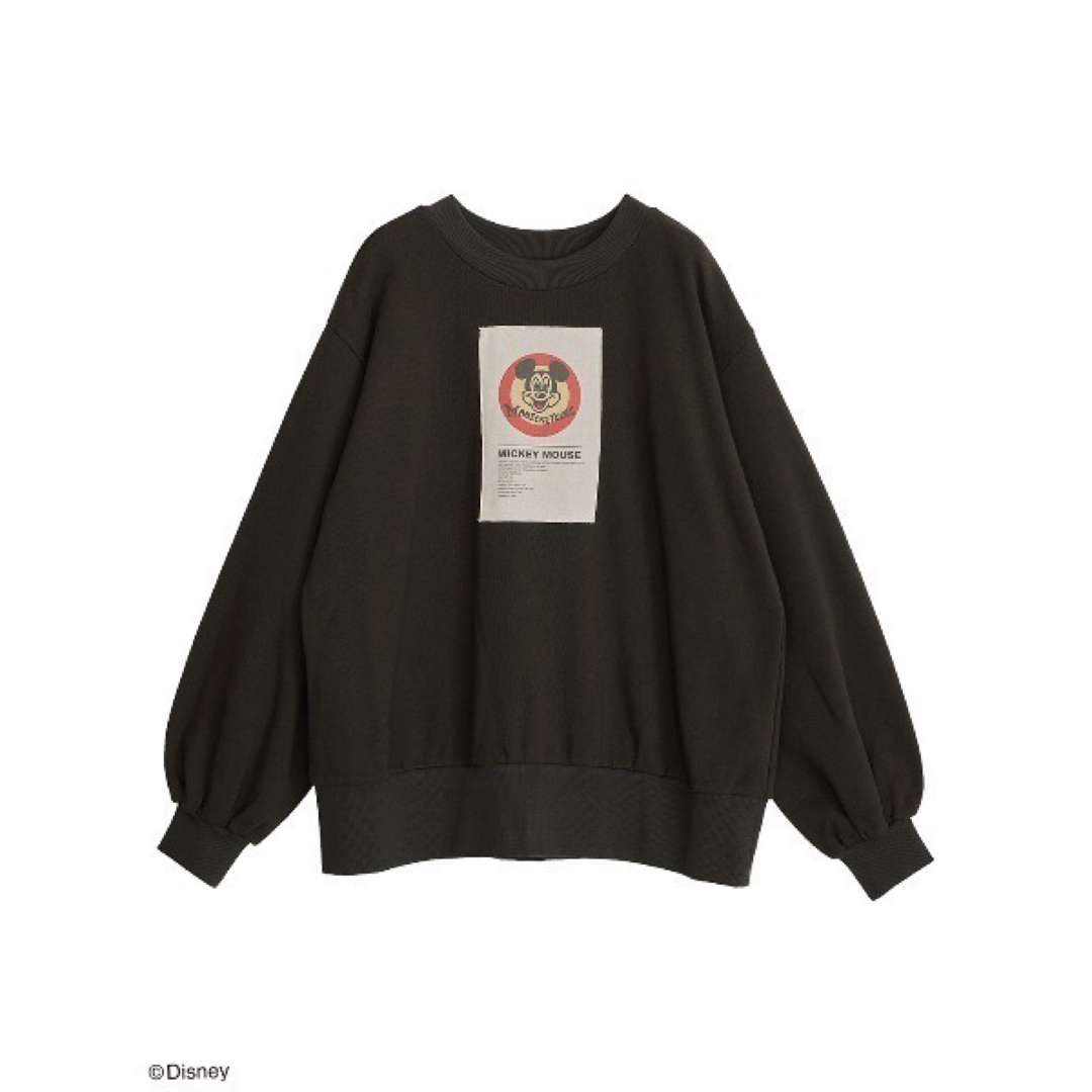 Ameri VINTAGE(アメリヴィンテージ)のDisney MICKEY TAG SWEAT TOP レディースのトップス(トレーナー/スウェット)の商品写真