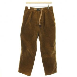 GRAMICCI - GRAMICCI CORDUROY PLEATED PANT タック L 茶