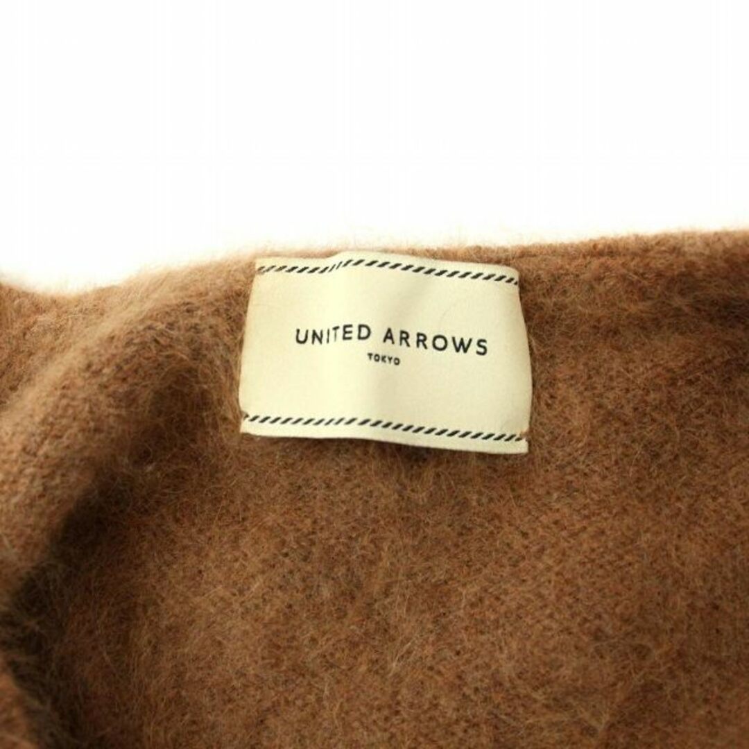 UNITED ARROWS(ユナイテッドアローズ)のユナイテッドアローズ ニット セーター 長袖 ウール Vネック 茶 レディースのトップス(ニット/セーター)の商品写真