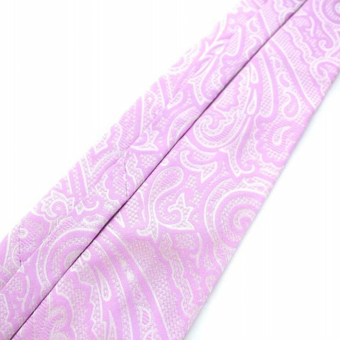 ETRO(エトロ)のエトロ ETRO パターンジャガードシルクネクタイ ペイズリー柄 ピンク メンズのファッション小物(ネクタイ)の商品写真