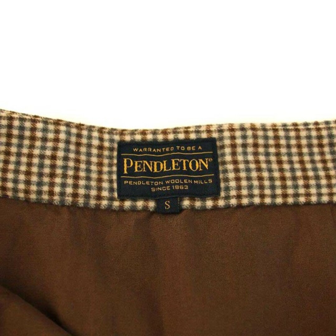 PENDLETON(ペンドルトン)のペンドルトン フレアスカート ロング チェック柄 フロントボタン マルチカラー レディースのスカート(ロングスカート)の商品写真