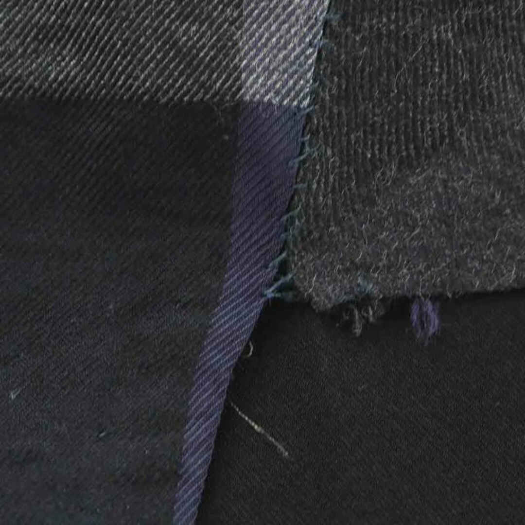 ARTISAN(アルティザン)のアルチザン シャツワンピース ひざ丈 フレア 長袖 9 M 黒 紫 グレー レディースのワンピース(ロングワンピース/マキシワンピース)の商品写真