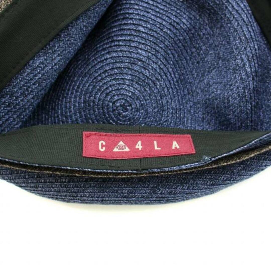 CA4LA(カシラ)のカシラ CA4LA ワークキャップ 帽子 ロゴ 青 ブルー /BB レディースの帽子(その他)の商品写真