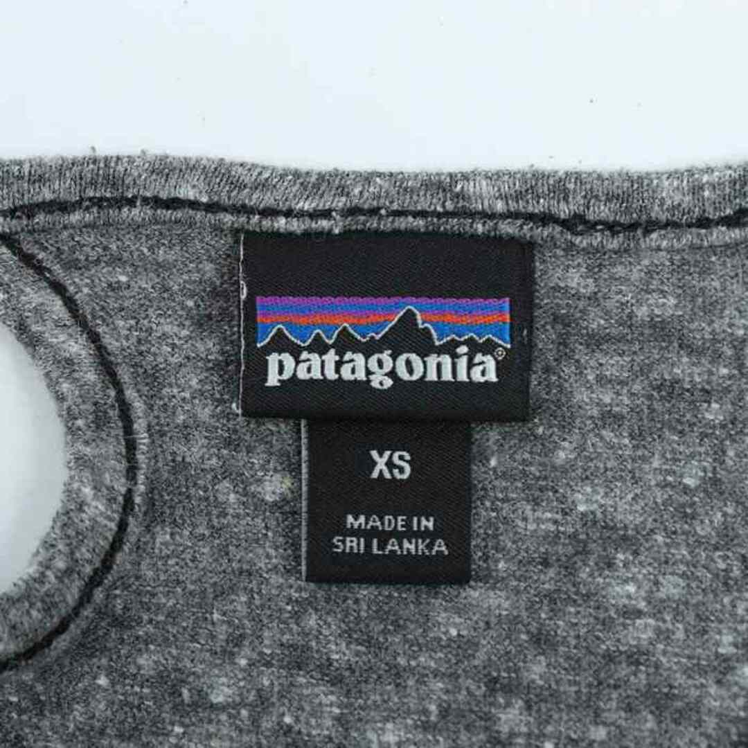 patagonia(パタゴニア)のパタゴニア 半袖Tシャツ ロング丈 トップス カットソー メランジ レディース XSサイズ グレー patagonia レディースのトップス(Tシャツ(半袖/袖なし))の商品写真