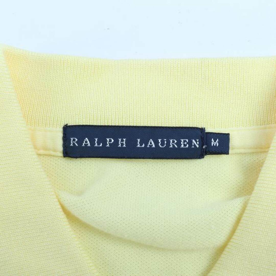 Ralph Lauren(ラルフローレン)のラルフローレン ポロシャツ トップス カットソー ゴルフウエア ポロ レディース Mサイズ イエロー RALPH LAUREN レディースのトップス(ポロシャツ)の商品写真