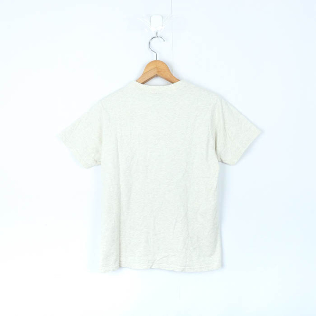 CHUMS(チャムス)のチャムス 半袖Tシャツ トップス カットソー フロントプリント ランドウェル レディース Lサイズ ベージュ グレー CHUMS レディースのトップス(Tシャツ(半袖/袖なし))の商品写真