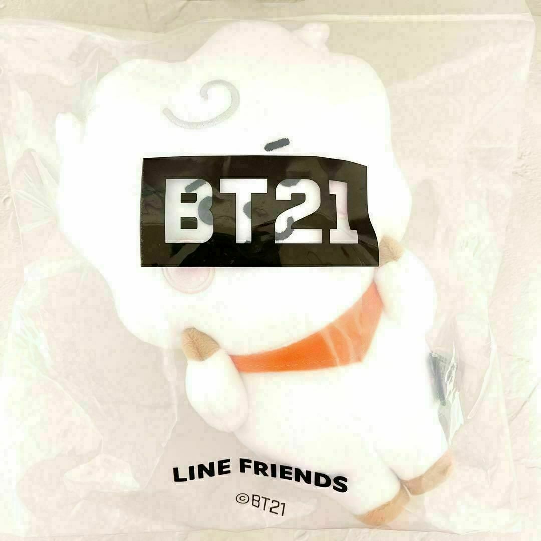 BT21(ビーティーイシビル)の【新品・未開封】BTS BT21 RJ ぬいぐるみ 台湾限定品 公式 JIN エンタメ/ホビーのおもちゃ/ぬいぐるみ(ぬいぐるみ)の商品写真