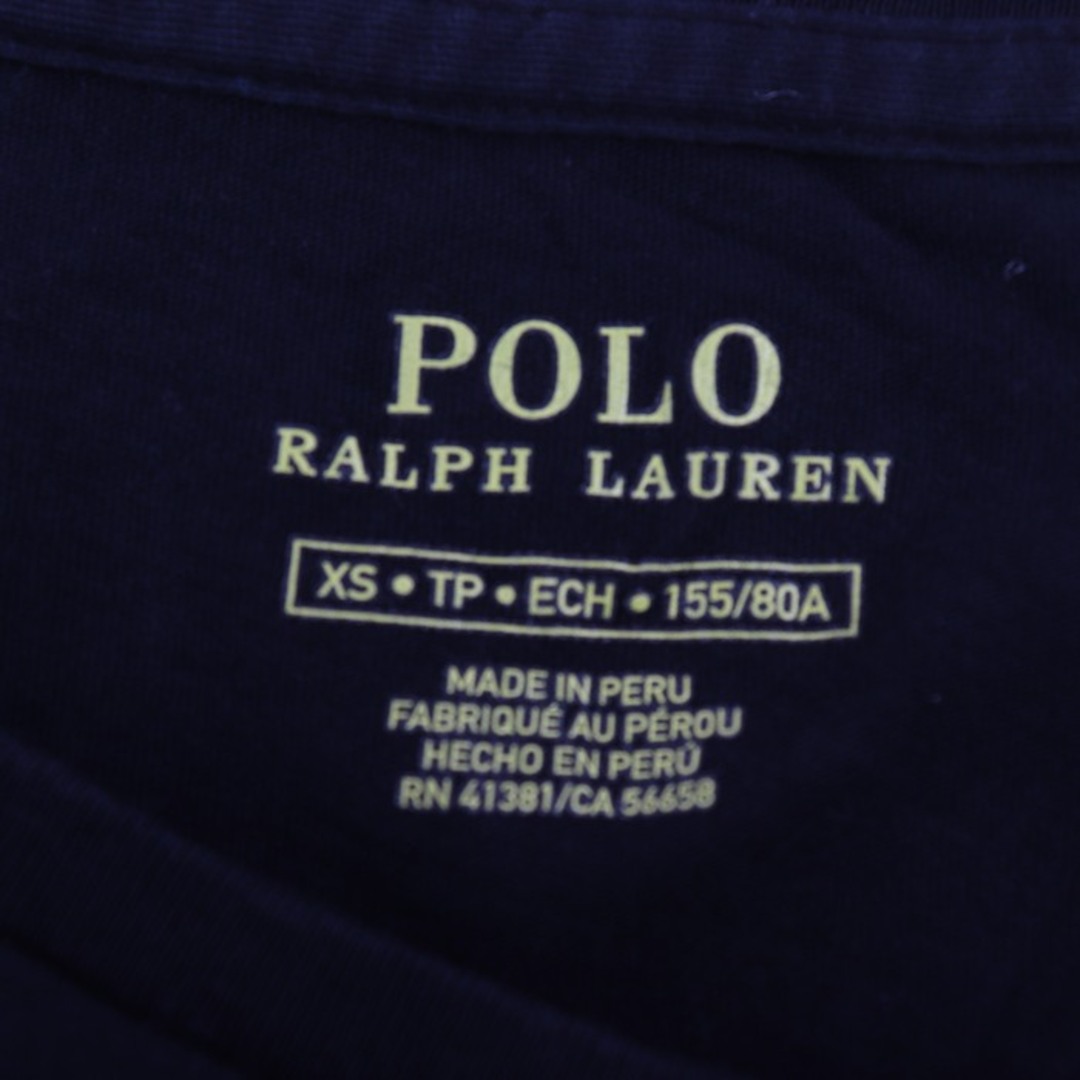 Ralph Lauren(ラルフローレン)のラルフローレン 半袖Tシャツ トップス カットソー ポロ  レディース XSサイズ ブラック RALPH LAUREN レディースのトップス(Tシャツ(半袖/袖なし))の商品写真