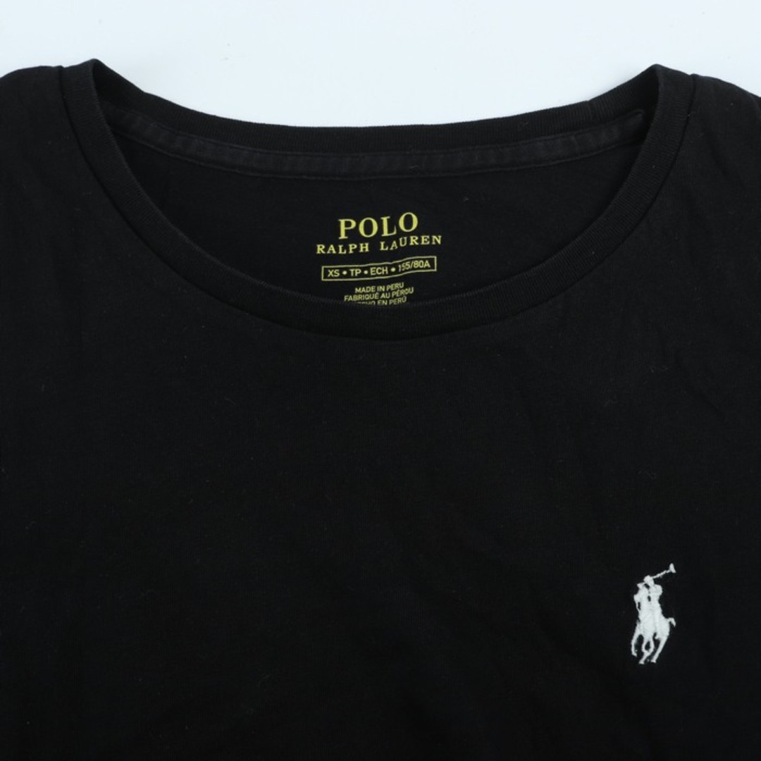 Ralph Lauren(ラルフローレン)のラルフローレン 半袖Tシャツ トップス カットソー ポロ  レディース XSサイズ ブラック RALPH LAUREN レディースのトップス(Tシャツ(半袖/袖なし))の商品写真