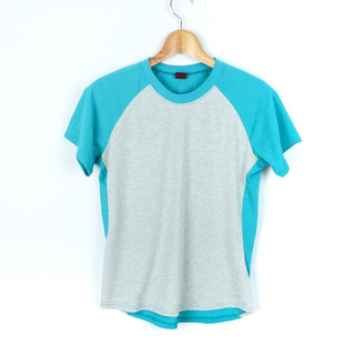 モンベル(mont bell)のモンベル 半袖Tシャツ トップス カットソー スポーツウエア レディース Mサイズ グレー グリーン mont-bell(Tシャツ(半袖/袖なし))