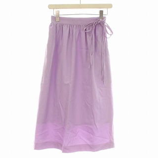 ボールジィ(Ballsey)のボールジー BALLSEY ギャザーミディスカート スカート ロング 34 紫(ロングスカート)