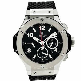 HUBLOT - HUBLOT ウブロ 腕時計 ビッグバン SS AT 301.SX.130.RX 自動巻き ステンレススチール  ラバー   ブラック 黒 メンズ【中古品】