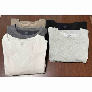 ユニクロ(UNIQLO)のユニクロ　ヒートテックコットンセット(Tシャツ/カットソー(七分/長袖))