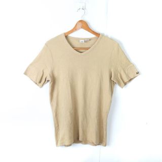 アルマーニエクスチェンジ(ARMANI EXCHANGE)のアルマーニエクスチェンジ 半袖Tシャツ トップス カットソー メンズ Lサイズ ベージュ ARMANI EXCHANGE(Tシャツ/カットソー(半袖/袖なし))