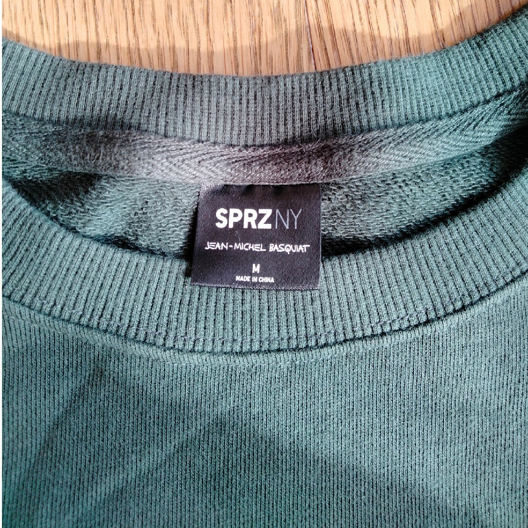 UNIQLO(ユニクロ)のユニクロ UNIQLO×SPRZNY スウェット トレーナー 緑 メンズ M メンズのトップス(スウェット)の商品写真