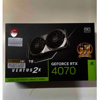 エムエスアイ(msi)の新品未開封MSI GeForce RTX4070VENTUS2X E 12GOC(PC周辺機器)