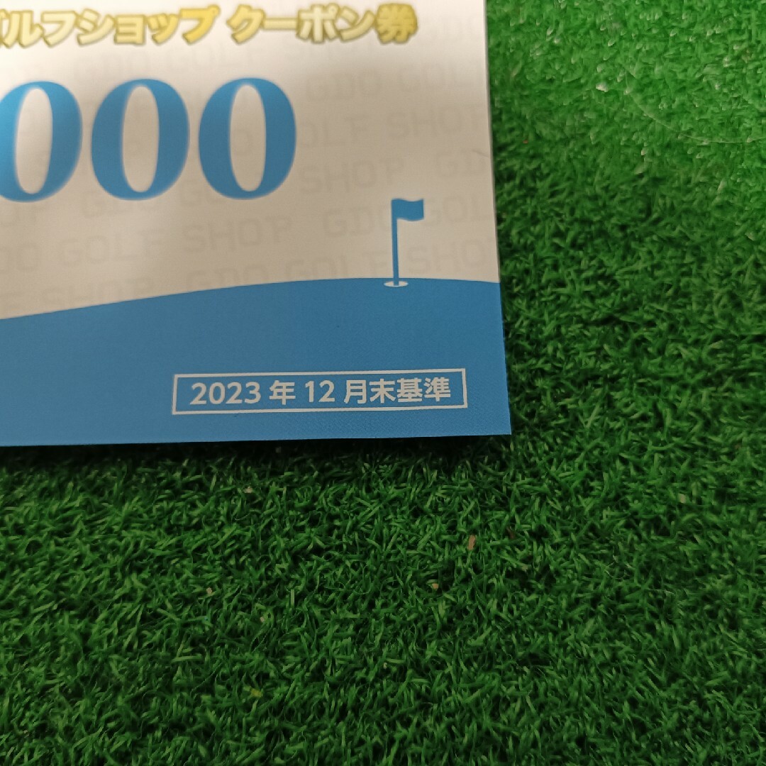 GDO　ゴルフダイジェストオンライン　株主優待　ショップクーポン　4,000円分 チケットの優待券/割引券(ショッピング)の商品写真