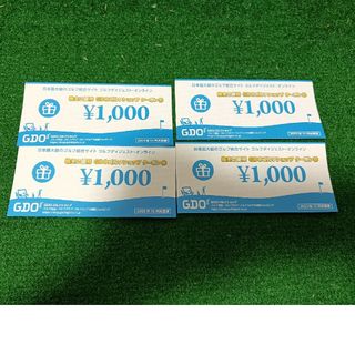 GDO　ゴルフダイジェストオンライン　株主優待　ショップクーポン　4,000円分(ショッピング)