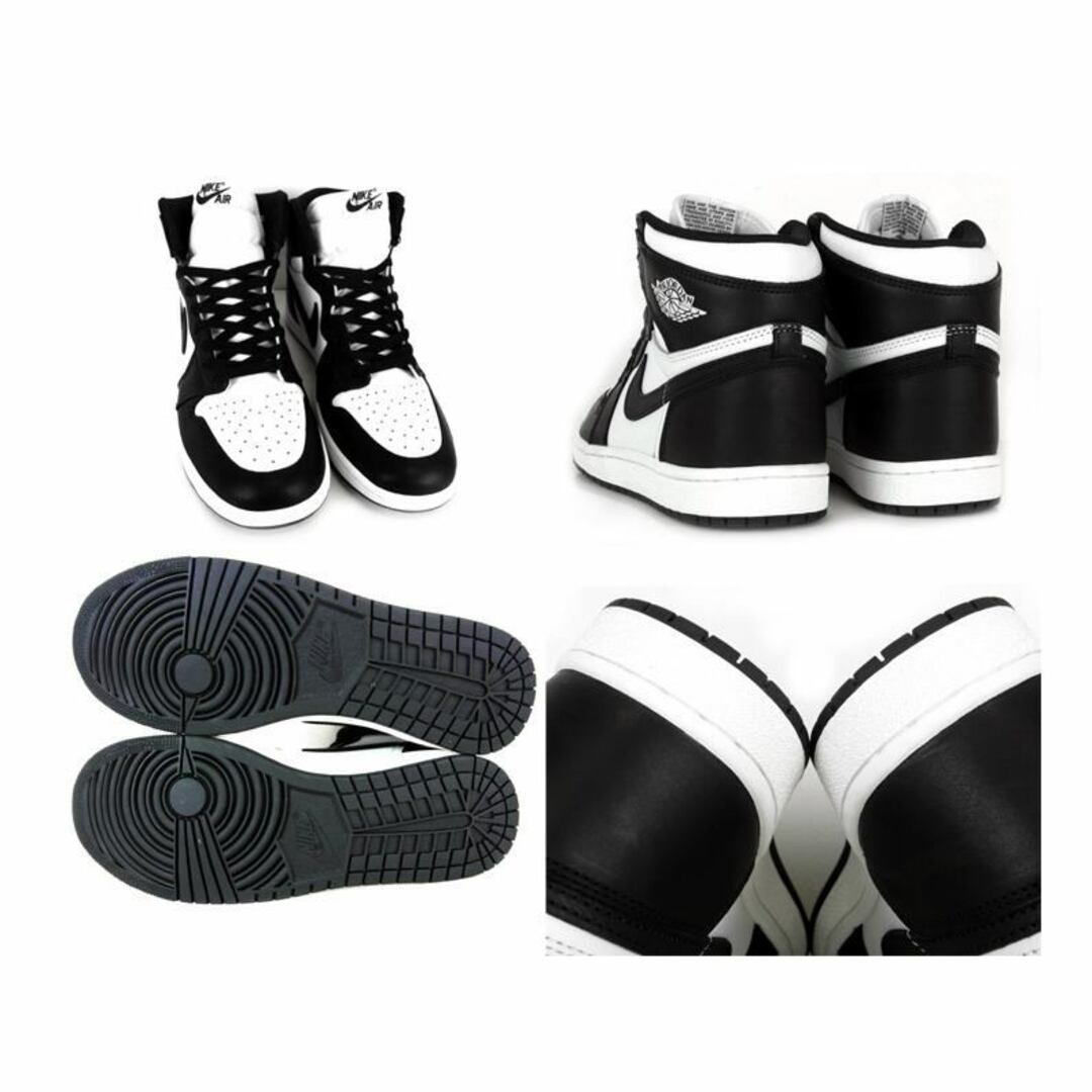 NIKE(ナイキ)のナイキ NIKE ■ 【 AIR JORDAN 1 HIGH 85 Black White BQ4422 001 】 エア ジョーダン 1 ハイ 85 パンダ ブラック アンド ホワイト スニーカー　n4574 メンズの靴/シューズ(スニーカー)の商品写真