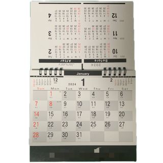 【送料込・新品】卓上カレンダー　2024(カレンダー/スケジュール)