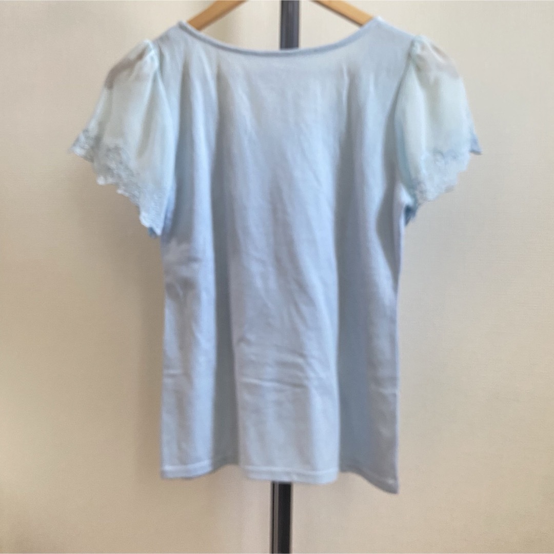 mysty woman(ミスティウーマン)のミスティウーマン/ブルーのTシャツ レディースのトップス(Tシャツ(半袖/袖なし))の商品写真