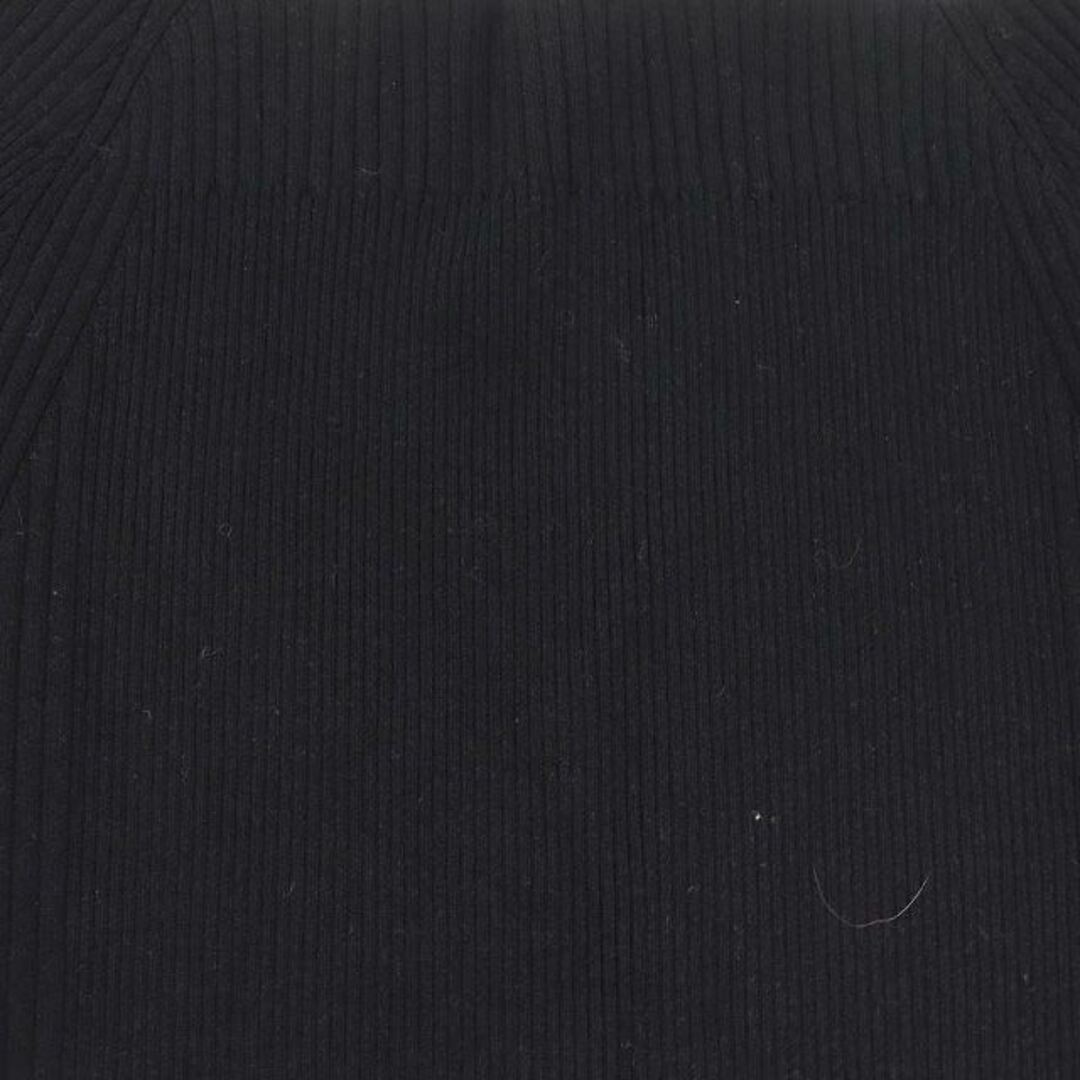 FRAY I.D(フレイアイディー)のフレイアイディー  デコルテリブニットトップス 五分袖 F 黒 レディースのトップス(その他)の商品写真