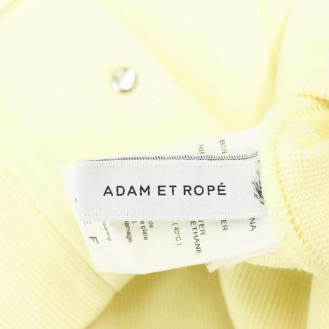 Adam et Rope'(アダムエロぺ)のアダムエロペ 22SS バックプリントカーディガン 長袖 Vネック F 黄 レディースのトップス(カーディガン)の商品写真