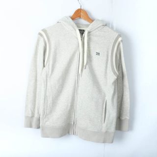 ユニクロ(UNIQLO)のユニクロ パーカー トップス アウター スウェット beautiful peopleコラボ レディース 12サイズ ベージュ UNIQLO(パーカー)