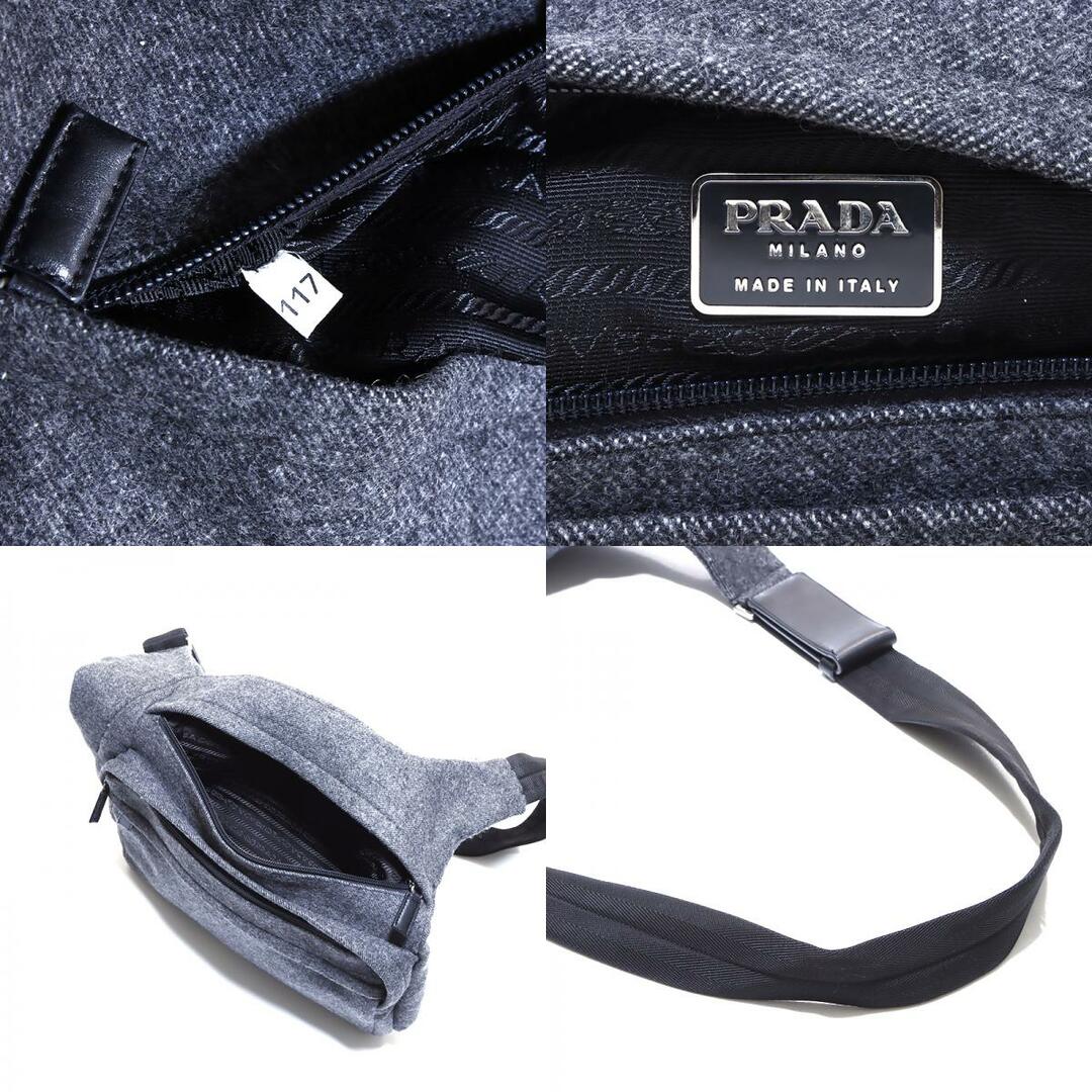 PRADA(プラダ)のプラダ PRADA ロゴ ショルダーバッグ コットン レディースのバッグ(ショルダーバッグ)の商品写真