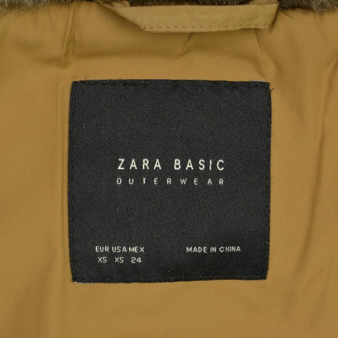 ZARA(ザラ)の【ZARABASIC】ベルト付キルティングダウンコート レディースのジャケット/アウター(ダウンコート)の商品写真