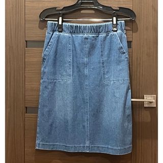 ユニクロ(UNIQLO)のUNIQLO デニム膝丈スカート(ひざ丈スカート)