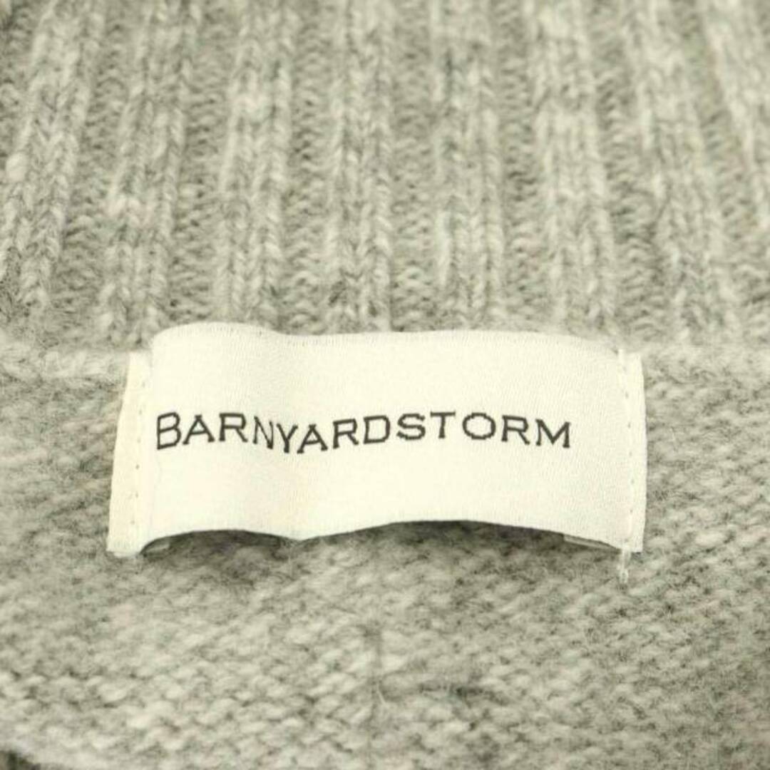 BARNYARDSTORM(バンヤードストーム)のバンヤードストーム ニット セーター 長袖 タートルネック ウール混 0 グレー レディースのトップス(ニット/セーター)の商品写真