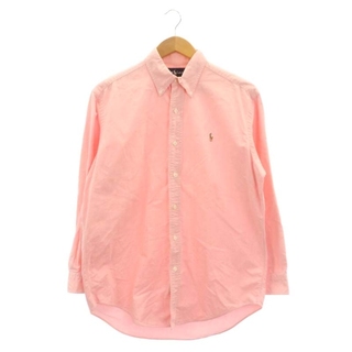 ラルフローレン(Ralph Lauren)のラルフローレン ボタンダウン 長袖 シャツ 刺繍 39-82 ピンク(シャツ)